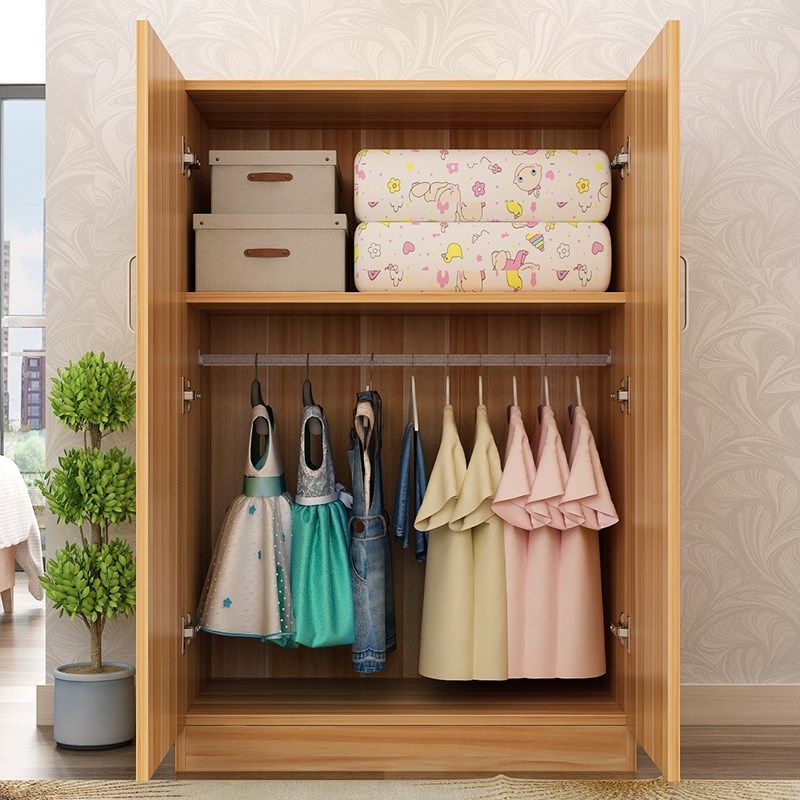 儿童衣柜家用卧室简易组装收纳柜木制出租房用分层宝宝衣橱小户型,淘宝优惠券,粉丝福利购,淘宝优惠卷