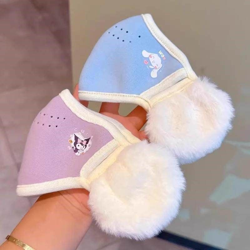 儿童保暖口罩耳罩一体男女童上学防风透气护耳秋冬防尘面罩可水洗,淘宝优惠券,粉丝福利购,淘宝优惠卷