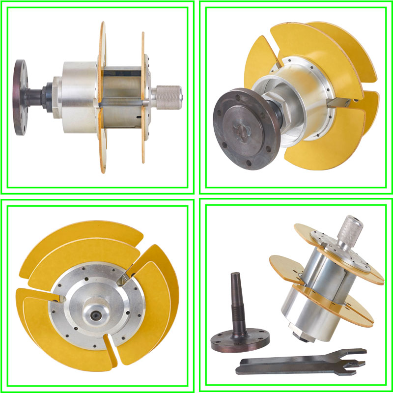 电线电缆成圈头打卷快速换盘器快速打饼头饼盘饼芯成圈机收线机用 - 图2