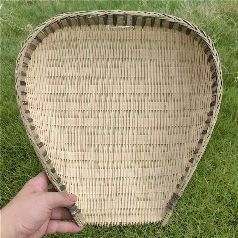 竹编筲箕簸箕洗菜家用淘米篮米饭篮商用烧箕晾晒沥水竹篮手工编制,淘宝优惠券,粉丝福利购,淘宝优惠卷