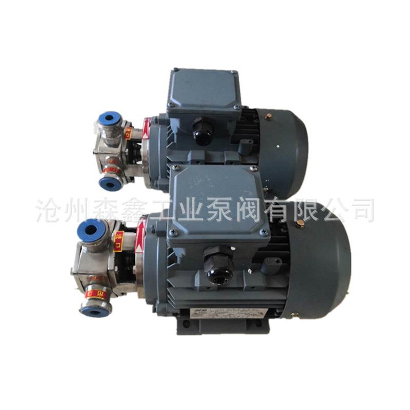 RXB-20卧式不锈钢挠性泵叶轮泵豆腐渣输送泵齿轮泵自吸双螺杆泵 - 图3