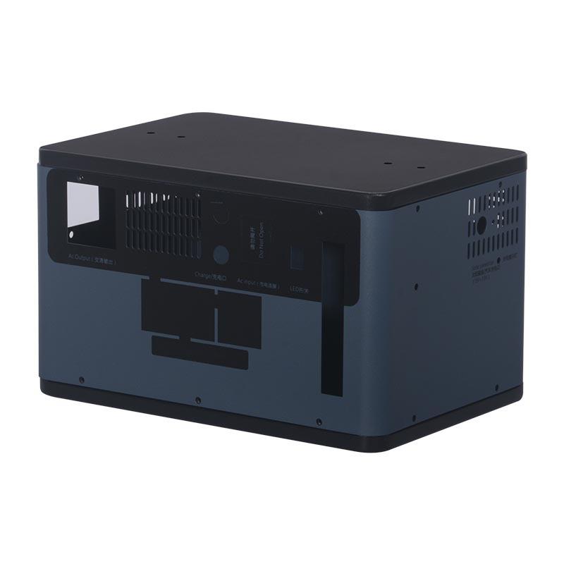 Cnc hardware stamping and bending parts home appliances sheet metal chassis equipment metal boxes outdoor mobile power supply casing
