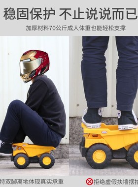 儿童大号沙滩挖掘工程翻斗车挖土车推土机坐宝宝男孩车岁