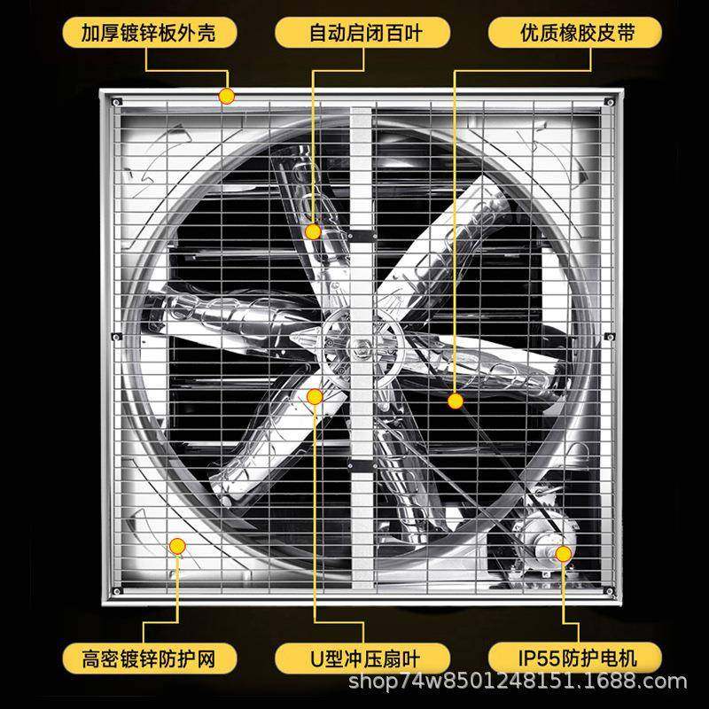 温室大棚排风降温风机养殖场通风换气扇不锈钢负压风机工业排风扇,淘宝优惠券,粉丝福利购,淘宝优惠卷