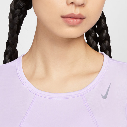 Nike/耐克官方正品Fast Dri-FIT 女士夏季短袖跑步上衣FN2519-512 - 图2