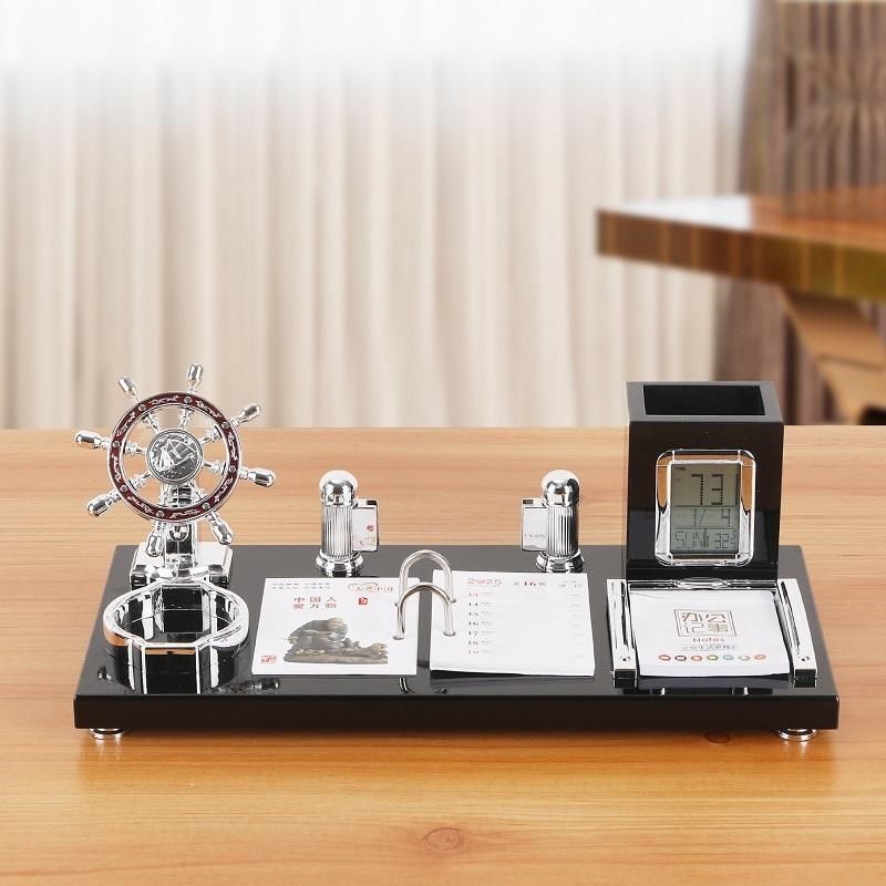 笔筒办公室装饰品桌面高档工艺品创意商务礼品招财文台,淘宝优惠券,粉丝福利购,淘宝优惠卷