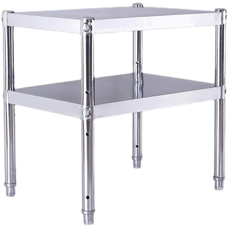 加厚无磁不锈钢厨房钢置物架微波炉烤箱锅碗蝶多功能收纳两层落地,淘宝优惠券,粉丝福利购,淘宝优惠卷