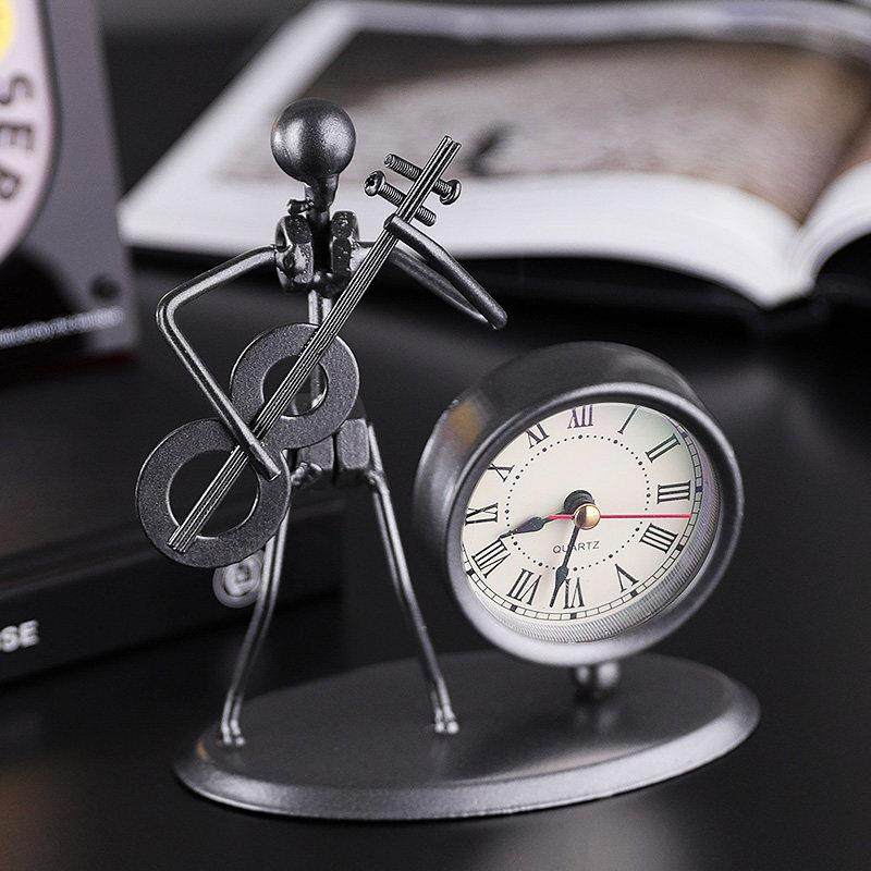 闹铃小闹钟摆件装饰品办公电脑桌书桌房间卧室儿童床头摆设学生用,淘宝优惠券,粉丝福利购,淘宝优惠卷