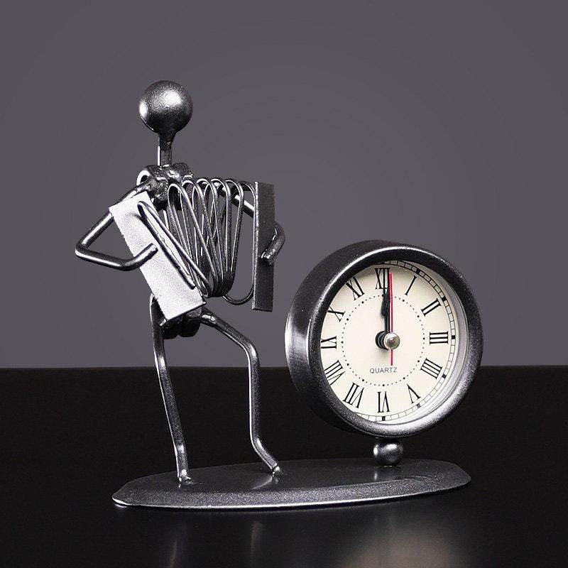 闹铃小闹钟摆件装饰品办公电脑桌书桌房间卧室儿童床头摆设学生用,淘宝优惠券,粉丝福利购,淘宝优惠卷