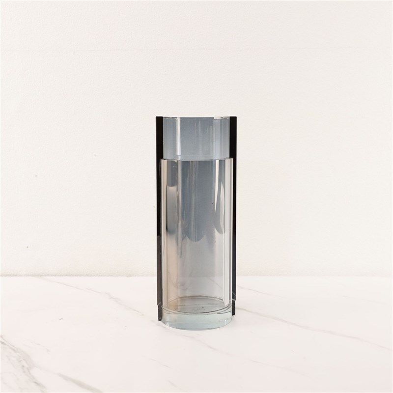 水晶玻璃错位花瓶轻奢创意家居客厅样板房间办公桌面装饰花器摆件,淘宝优惠券,粉丝福利购,淘宝优惠卷