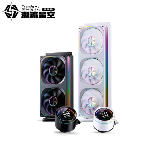 乔思伯CPU水冷散热器TH240/360水冷RGB数显屏幕AM5/LGA1700全平台 - 图3