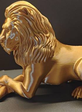 暗区突围金狮雕像大金模型游戏周边逃离塔科夫3d打印模型招财