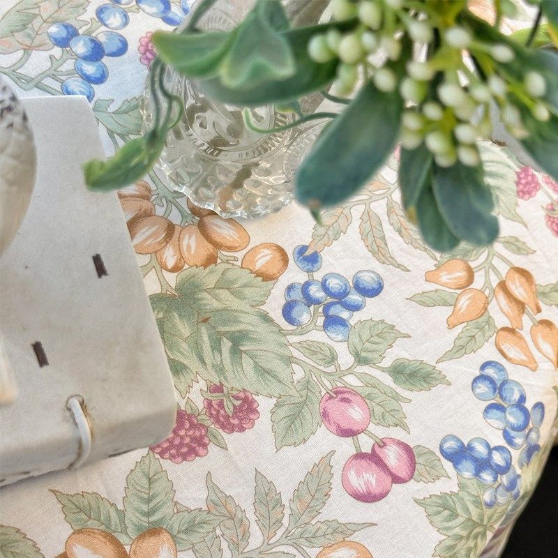 韩式小清新桌布法式田园风餐桌茶几台布长方形圆桌床头柜盖巾双层,淘宝优惠券,粉丝福利购,淘宝优惠卷