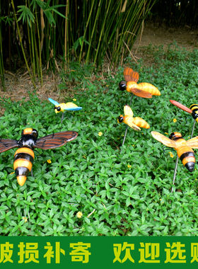 户外玻璃钢卡通动物蜜蜂雕塑花园庭院幼儿园小区园林景观装饰摆设