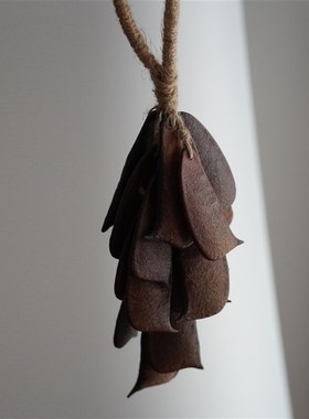 一枚橙 手作果实摇铃音板房售楼部茶几果盘干果装饰压书饰品摆件