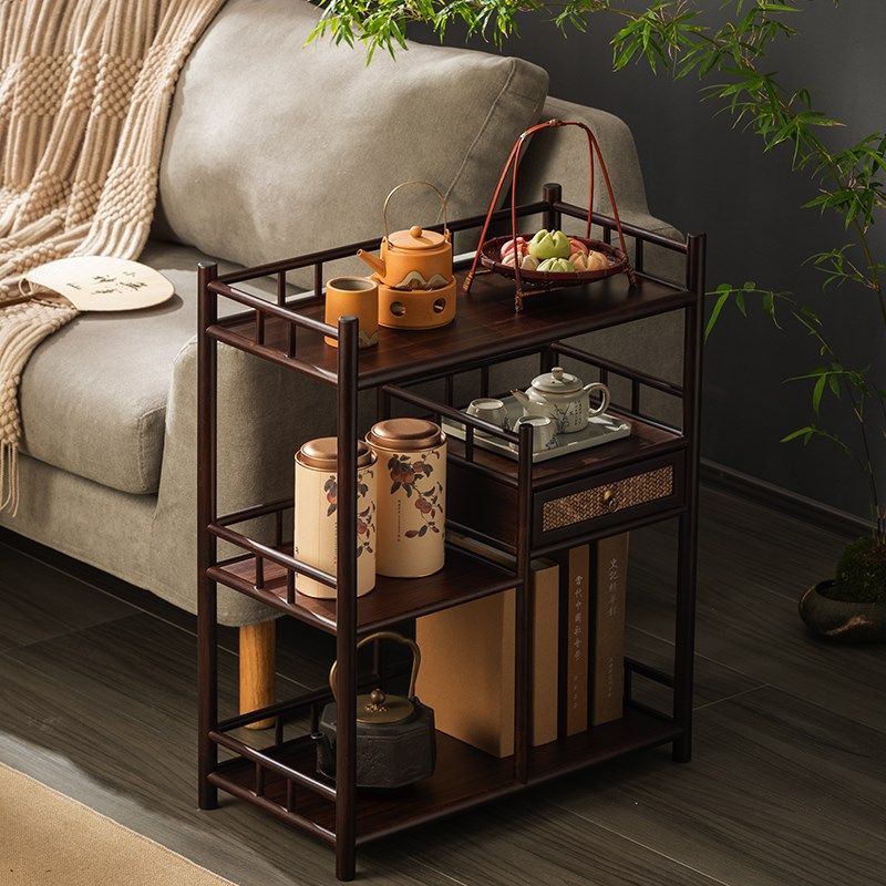餐边柜茶水柜置物架茶柜中式客厅办公室靠墙客厅茶桌侧边储物柜,淘宝优惠券,粉丝福利购,淘宝优惠卷