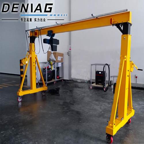 厂家直供移动式龙门架手推移动升降龙门架简易龙门吊 - 图0