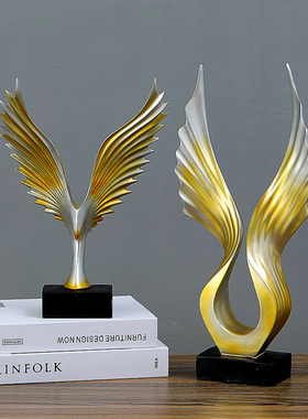 大鹏展翅摆件创意家居客厅酒柜电视机柜办公室桌面装饰品摆设礼物