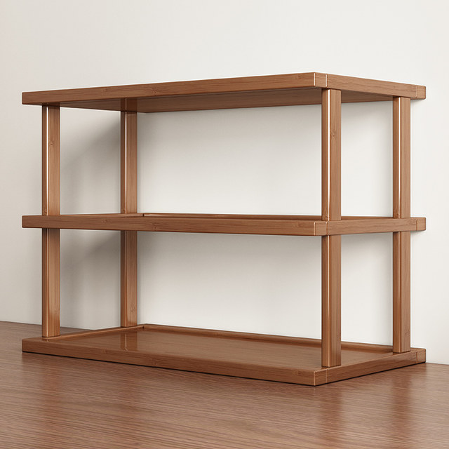 Desktop storage rack desk bookshelf office workstation multi-layer storage household desk countertop small water cup rack