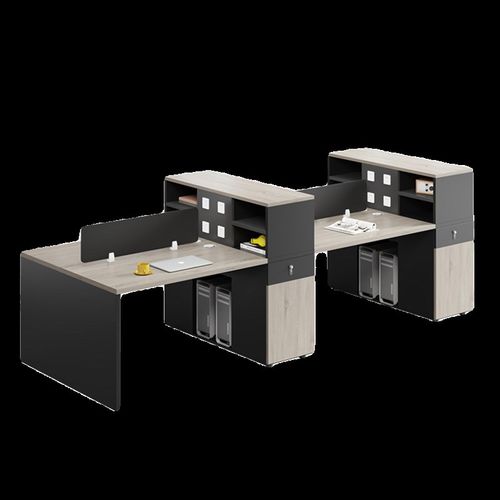 职员办公桌员工位办公室四人六人卡座公司办公室家俱工位桌椅组合 - 图3