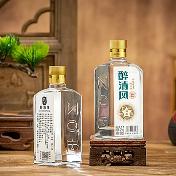 泸州醉清风清欢酒纯粮白酒100ml[33元优惠券]-寻折猪