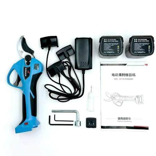 嘉航4公分电动修枝剪充电式剪刀修剪树枝剪子园林专用电动果树剪 - 图1