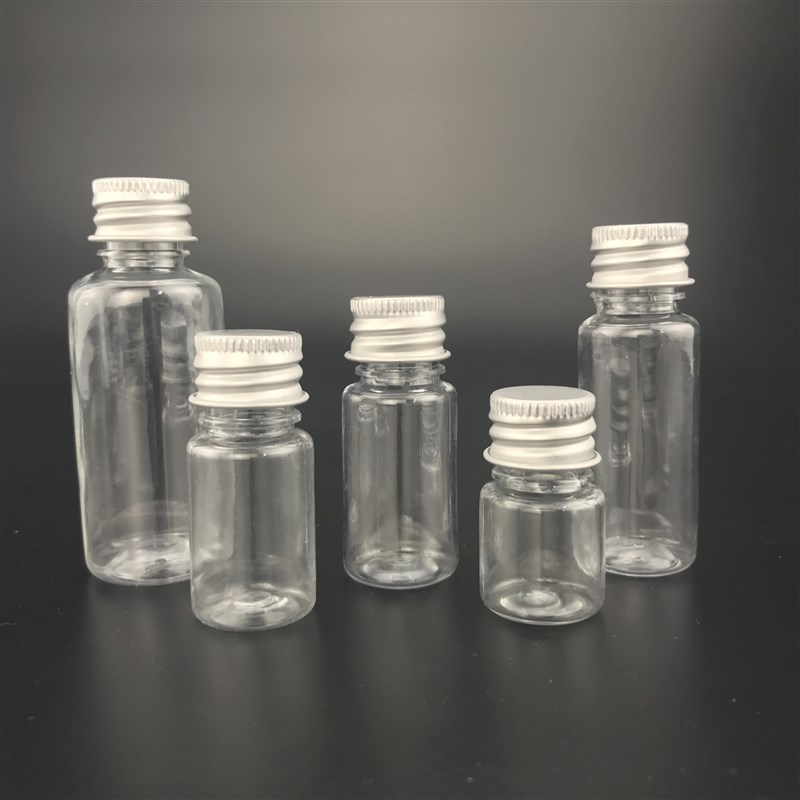 10ml/20/30/50/100ml毫升试样瓶 透明塑料液体样品分装空瓶子铝盖 - 图2