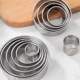 Spot stainless steel 11-piece set cake mold baking mousse circle dumpling skin cutting mold fondant biscuit circle shape