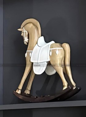 法式马头摆件客厅电视柜酒柜办公室高端大气轻奢软装高级感装饰品