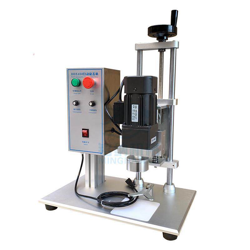 广州番禺机械厂现货供应塑料瓶指甲油瓶半自动高速螺纹旋盖机,淘宝优惠券,粉丝福利购,淘宝优惠卷