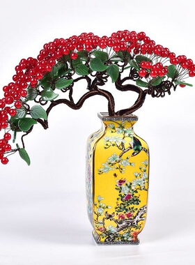 天然水晶招财树红玉髓店铺客厅摇钱装饰礼品开业乔迁结婚家居摆件