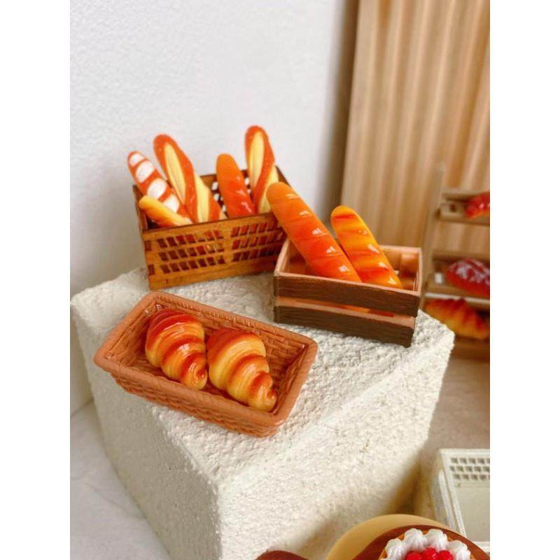 盲盒场景道具娃屋面包店货架篮子场景微缩diy手工模型屋装饰餐吧,淘宝优惠券,粉丝福利购,淘宝优惠卷