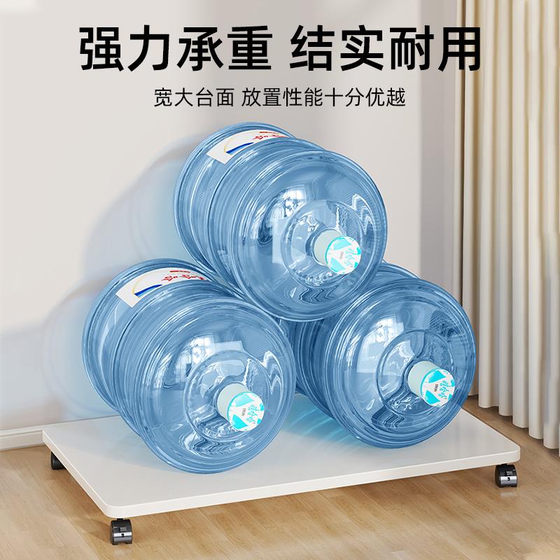 可移动收纳箱底座带滑轮整理箱主机托盘花架万向轮打印机置物托架 - 图3