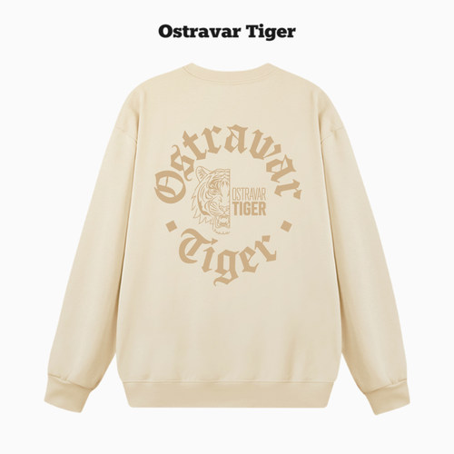 新款 Ostravar Tiger美式2026春季情侣圆领套头男女休闲卫衣上衣 - 图3