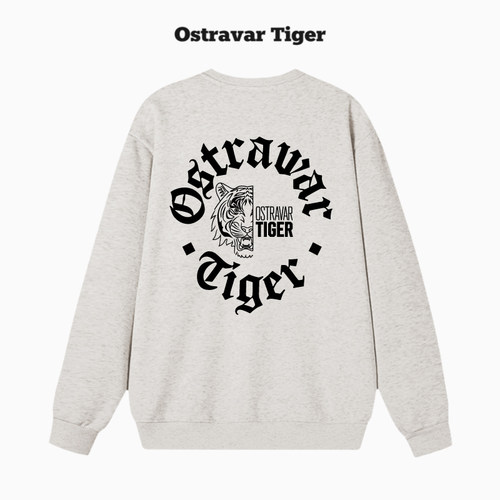 新款 Ostravar Tiger美式2026春季情侣圆领套头男女休闲卫衣上衣 - 图2