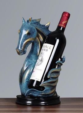 创意情侣天鹅红酒架摆件欧式葡萄酒瓶架客厅桌餐酒柜装饰品礼物