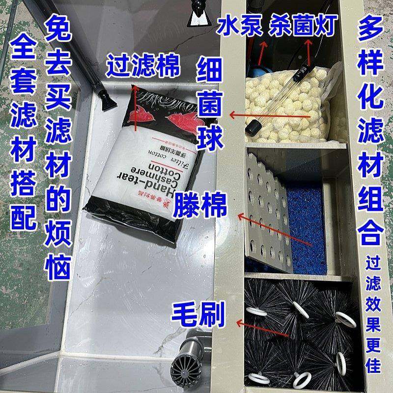 超白玻璃鱼缸鱼池锦鲤过鱼赏观鱼8地缸轻体鱼缸缸背滤鱼缸,淘宝优惠券,粉丝福利购,淘宝优惠卷