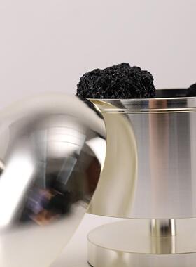 一匚现代轻奢金属无火香薰摆件 样板间售楼部会所卧室玄关装饰品