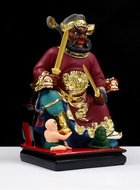 树脂神像 钟馗神像钟正南钟天师家用工艺品桌面摆件