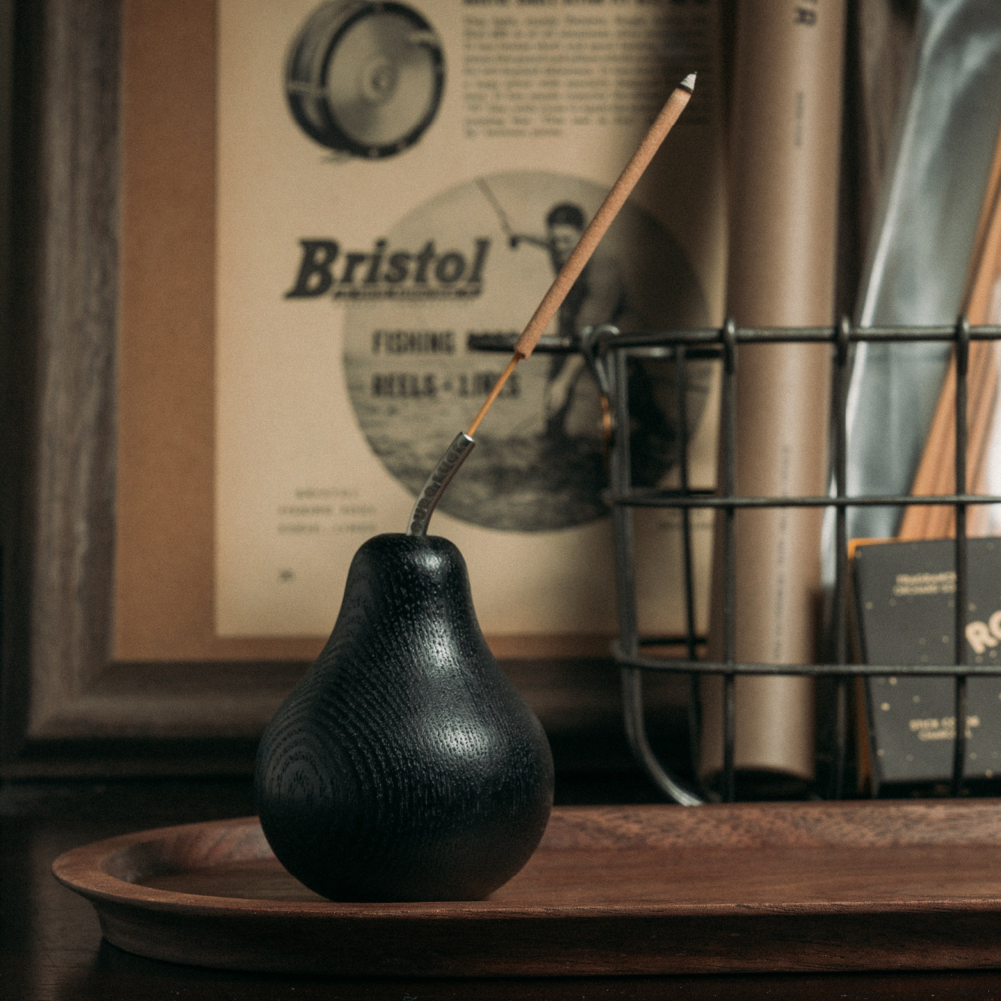 GUDO LUCK中古实木梨形香插香薰线香香插ins风格实木梨形家居装饰,淘宝优惠券,粉丝福利购,淘宝优惠卷