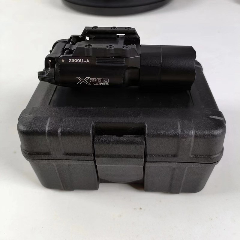 X300U-A战术手强光电筒爆闪下挂G17快拔套拇指解锁多功能20mm导轨 - 图0