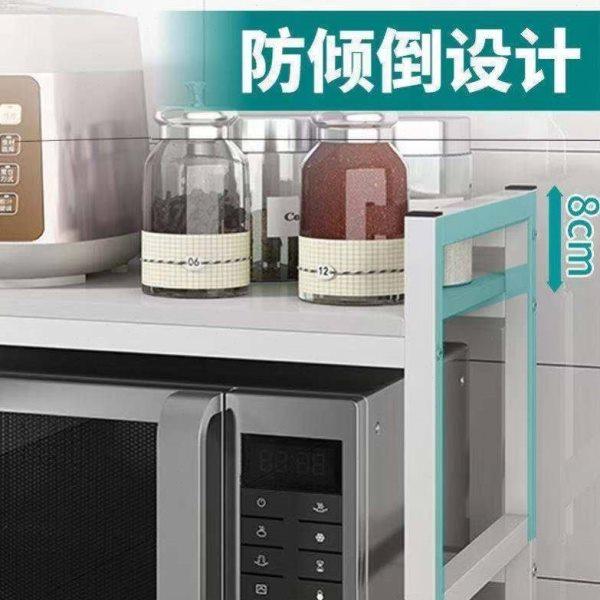 厨房微波炉置物架桌台面烤箱架子双层厨房用品收纳储物架落地多层,淘宝优惠券,粉丝福利购,淘宝优惠卷