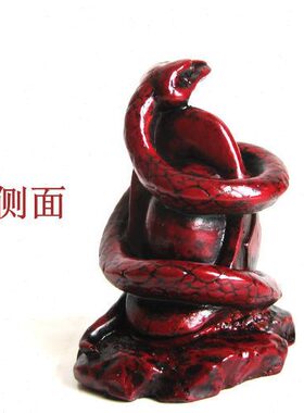 树脂生肖蛇摆件 家居装饰品 属蛇者吉祥 财办公桌客厅桌面摆设
