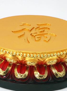 莲花底座佛像加高台观音底座佛祖神像垫台佛具佛堂用品树脂供座