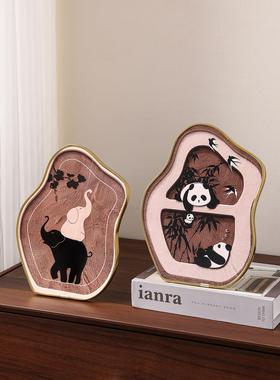 中古风艺术摆件装饰品摆台斗柜玄关电视柜餐边柜桌面家居好物覆古