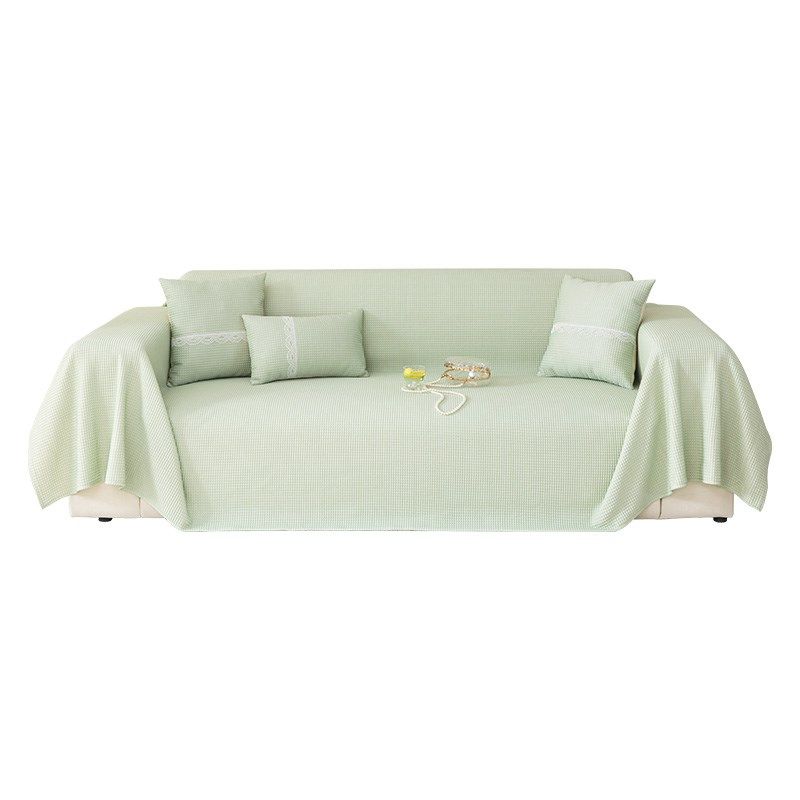 凉豆豆冰丝沙发巾全盖纯色夏季沙发坐垫盖布通用防滑沙发罩,淘宝优惠券,粉丝福利购,淘宝优惠卷