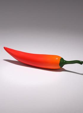 黄铜摆件《红红火火之辣椒筷子托》铜工艺品家居饰品客厅餐桌摆件