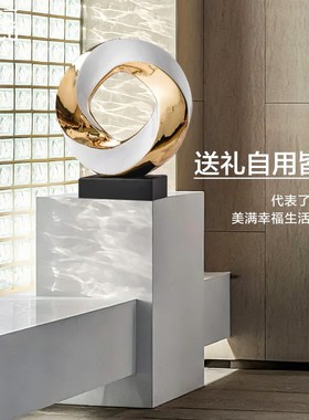 轻奢高档玄关摆件酒店电视柜客厅桌面办公室家居高级感软装饰品