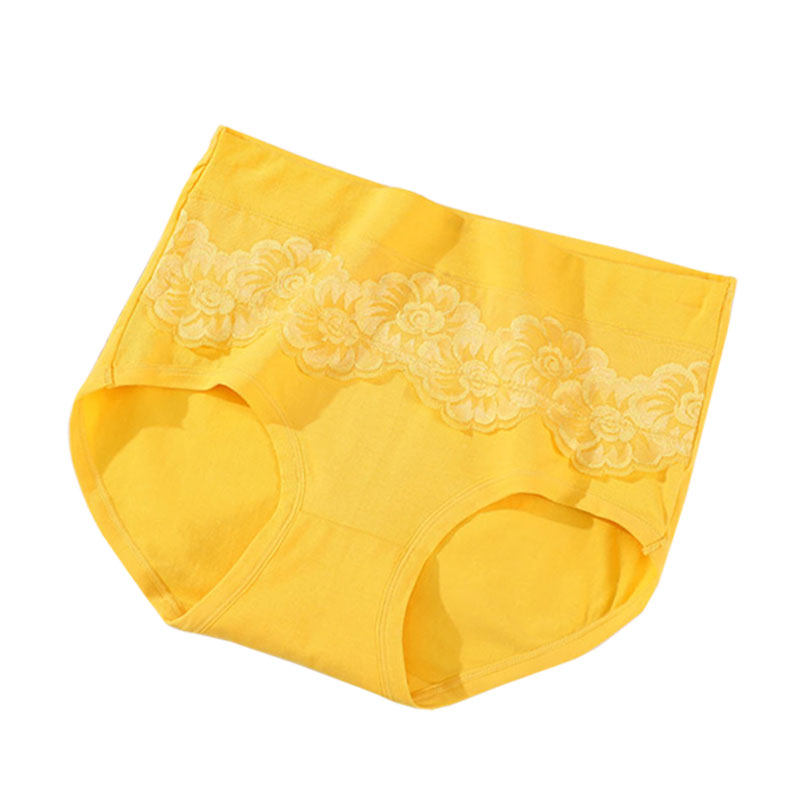 黄色内裤女士高腰三角裤年打底裤黄色袜子加肥大码莱卡棉内裤,淘宝优惠券,粉丝福利购,淘宝优惠卷