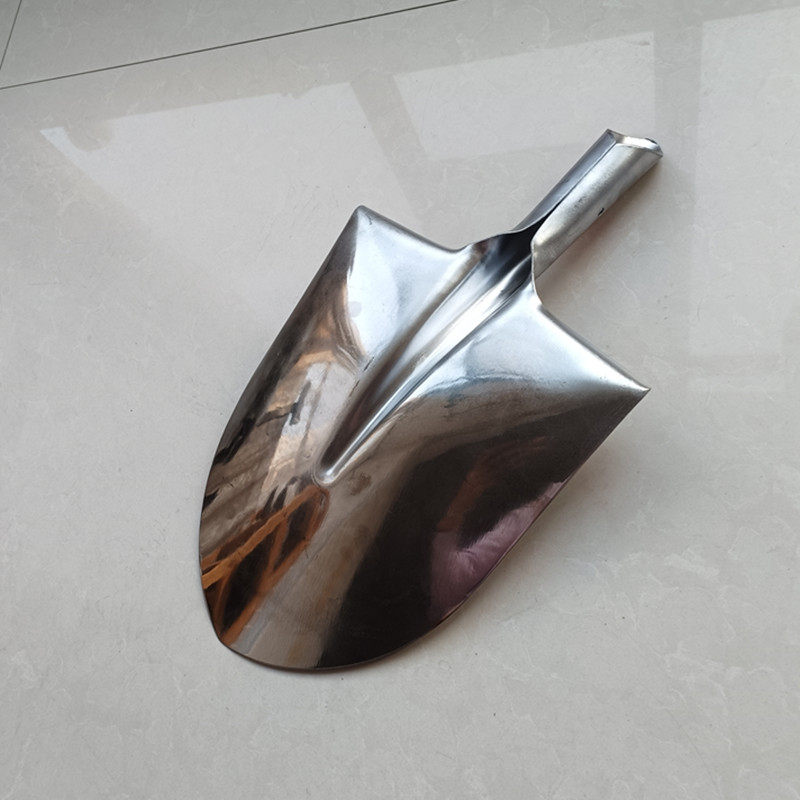 白钢尖头钢锹农用开荒加厚圆头挖树铁锹挖土翻地全不锈钢铁锨尖锹,淘宝优惠券,粉丝福利购,淘宝优惠卷